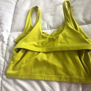 Lululemon align tank, size 10, and more like a lime green color